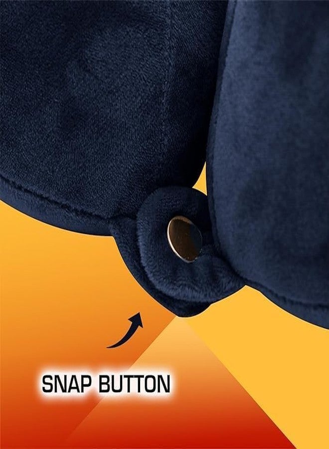 BigPlayer Neck Pillow with Eye Mask Neck Rest Air Pillow - Soft Lightweight, Comfortable Travel Essential Car Pillow, Flight, and Travel Accessory Pillow for Neck Pain Relief - Image 3